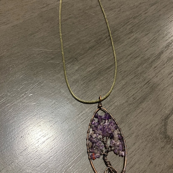Crystal tree of growth woman’s necklace - Picture 2 of 3